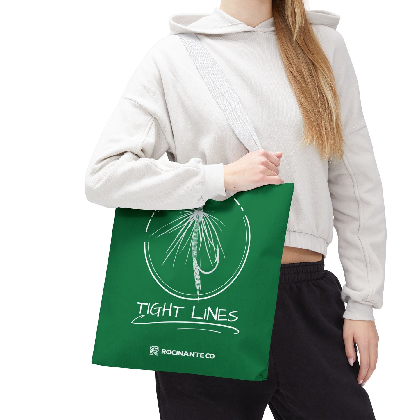 Tight Lines Tote Bag (Green)
