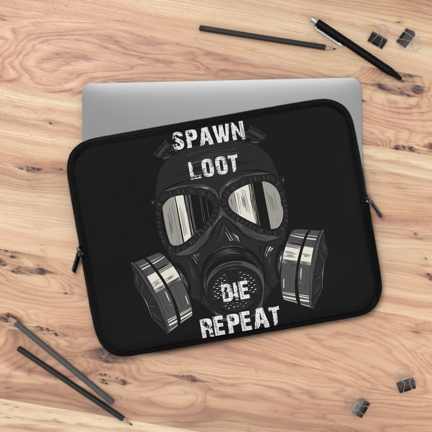 Spawn Loot Die Repeat Laptop/Tablet Sleeve