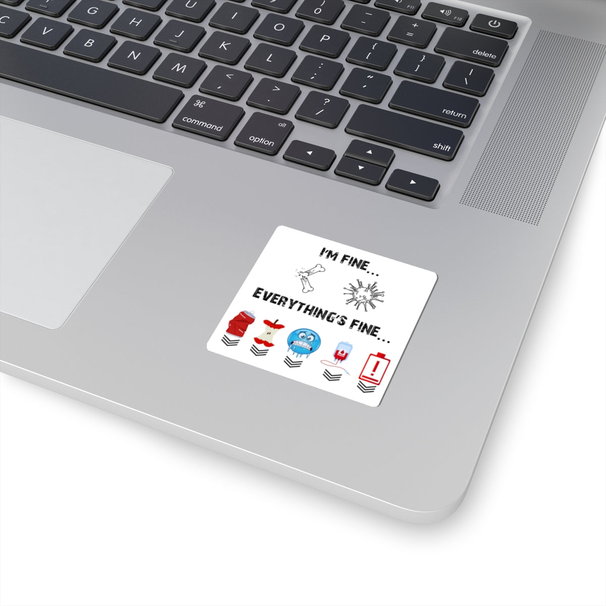 Everything's Fine Gamer Sticker