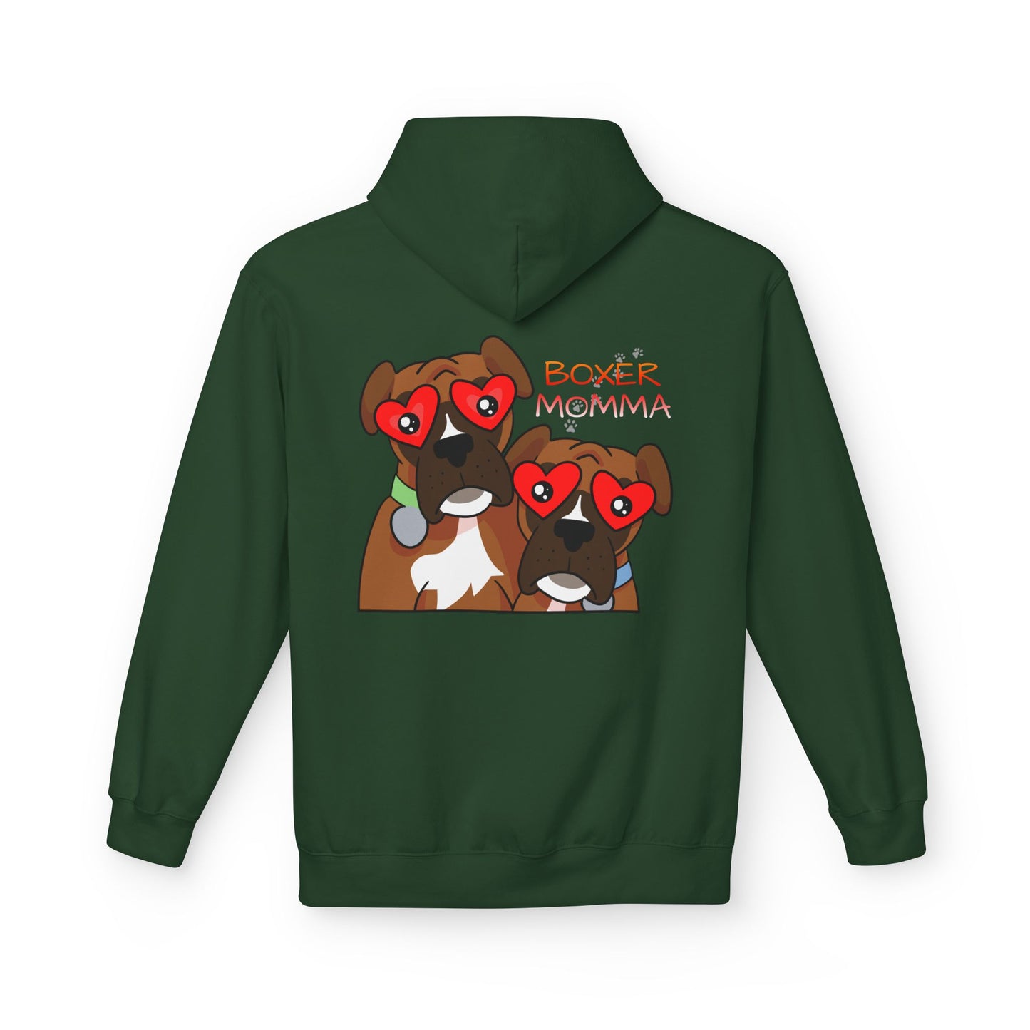 Unisex Boxer Momma Hoodie - Soft, Cozy Dog Lover Sweatshirt, Perfect Gift for Boxer Moms & Pet Lovers, Casual Pullover Top