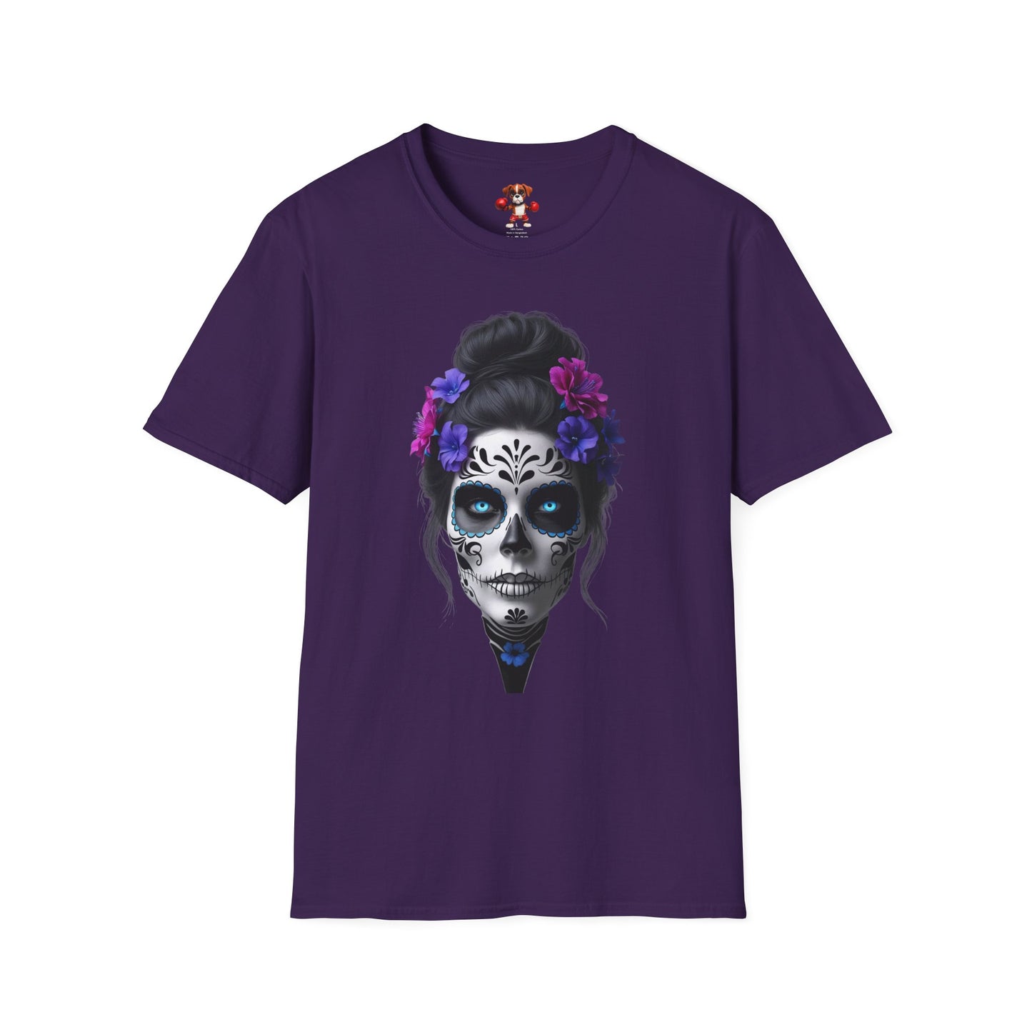 Day of the Dead T-Shirt, Skull Graphic Tee, Unisex Casual Shirt, Halloween Apparel, Festival Clothing, Gift for Her