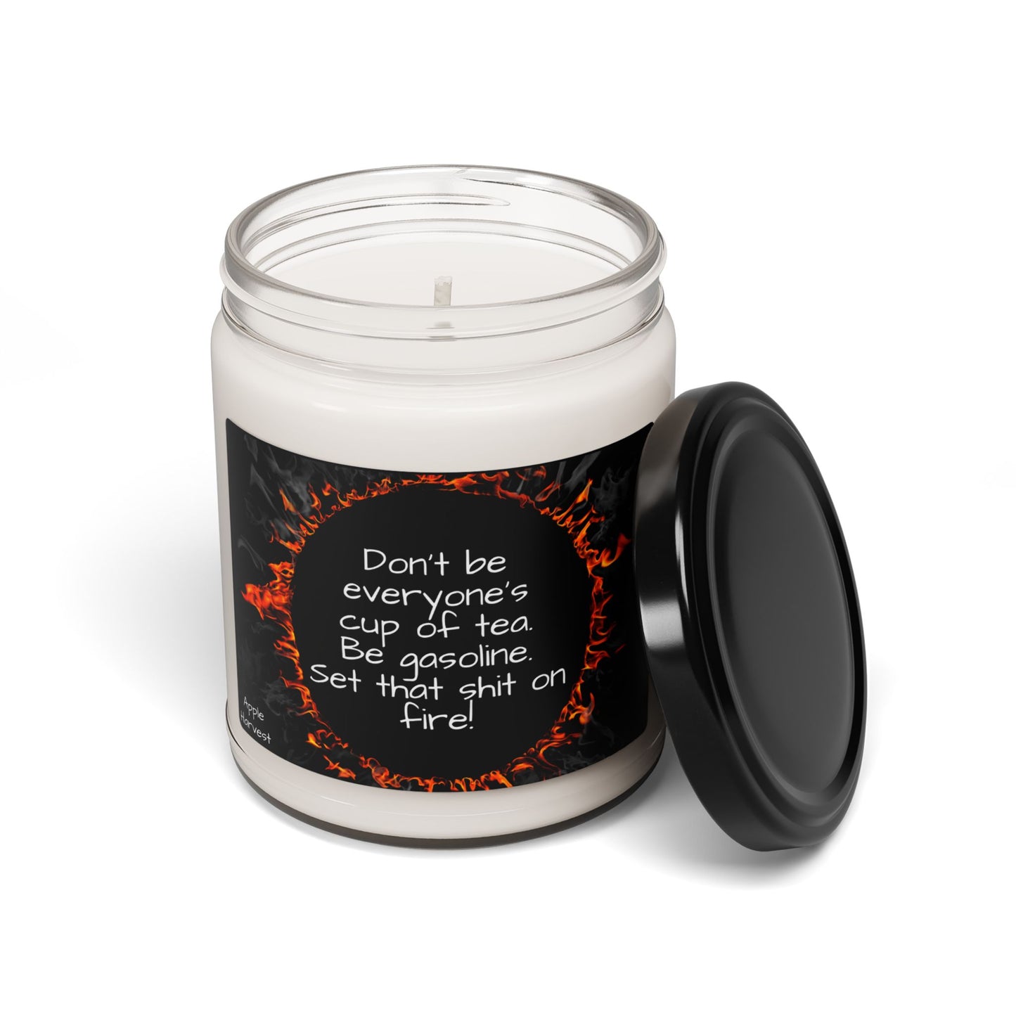 Motivational Be Gasoline Scented Candle | Unique Aromatherapy Gift for Energy & Focus | Handmade Home Decor for Inspiration