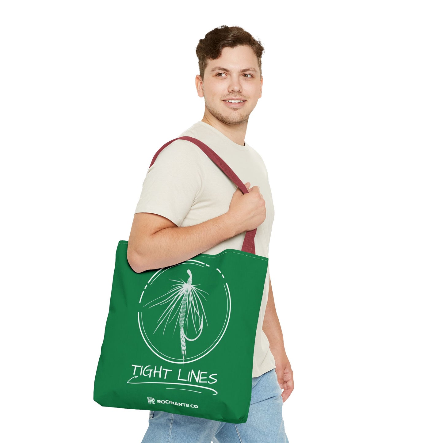 Tight Lines Tote Bag (Green)