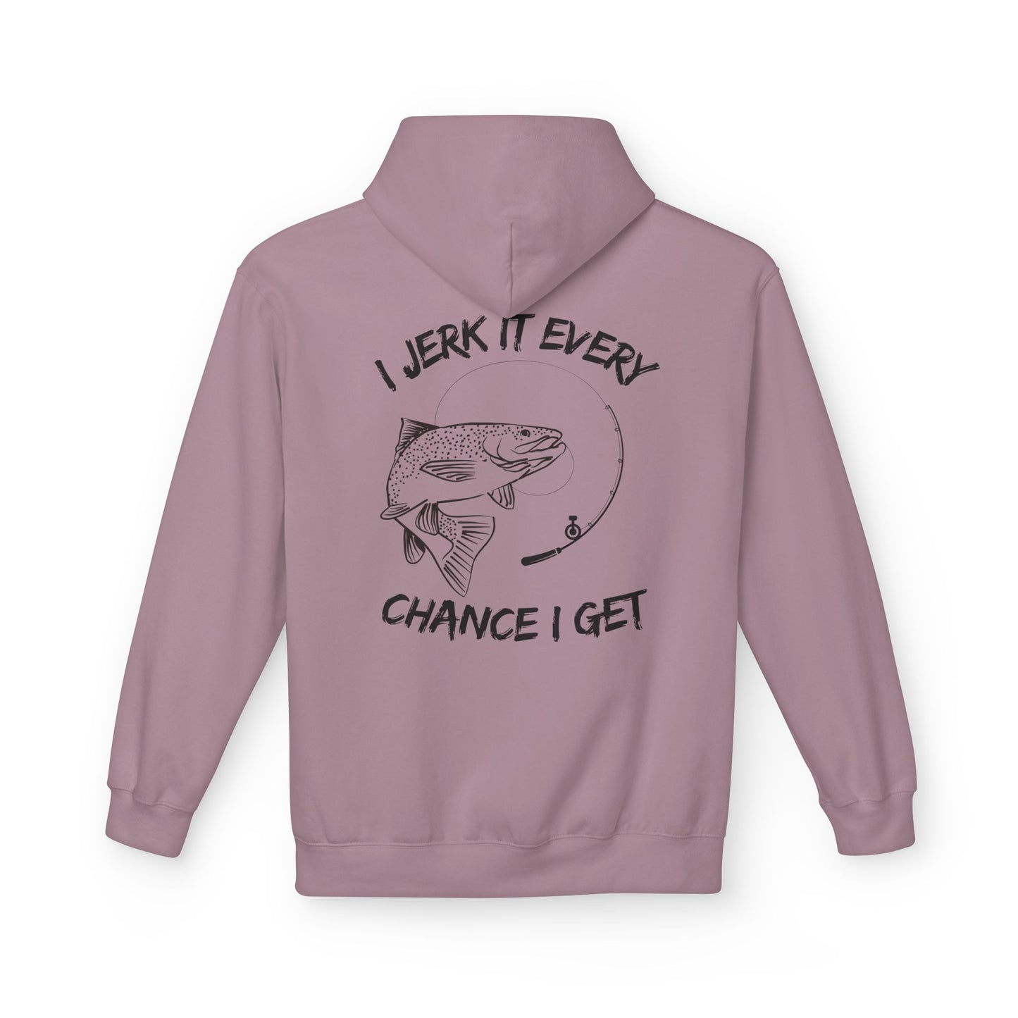 Jerk It Hoodie, Unisex Fisherman's Apparel, Funny Gift for Anglers, Outdoor Hoodie, Perfect for Fishing Trips