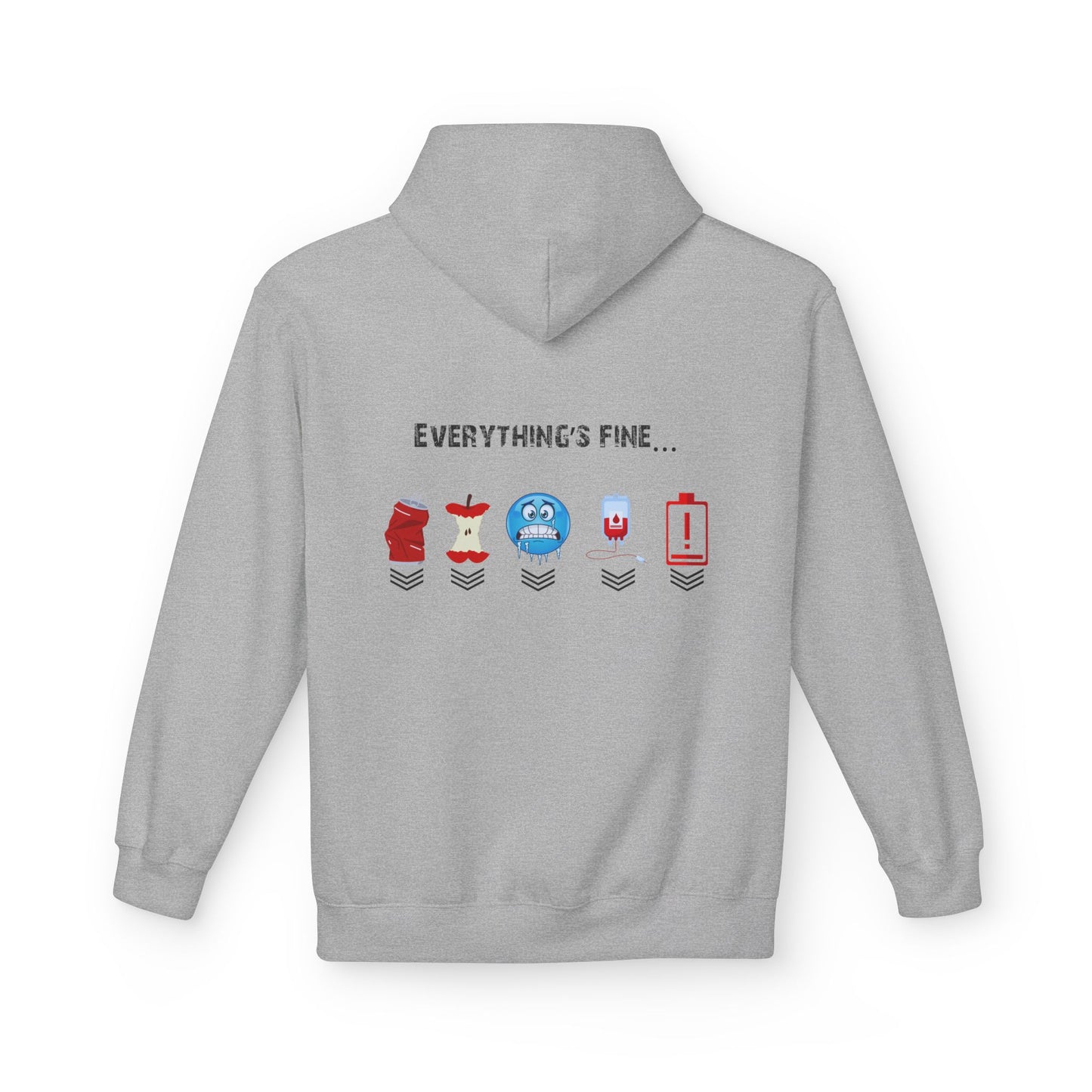 Everything's Fine Gamer Fleece Hoodie