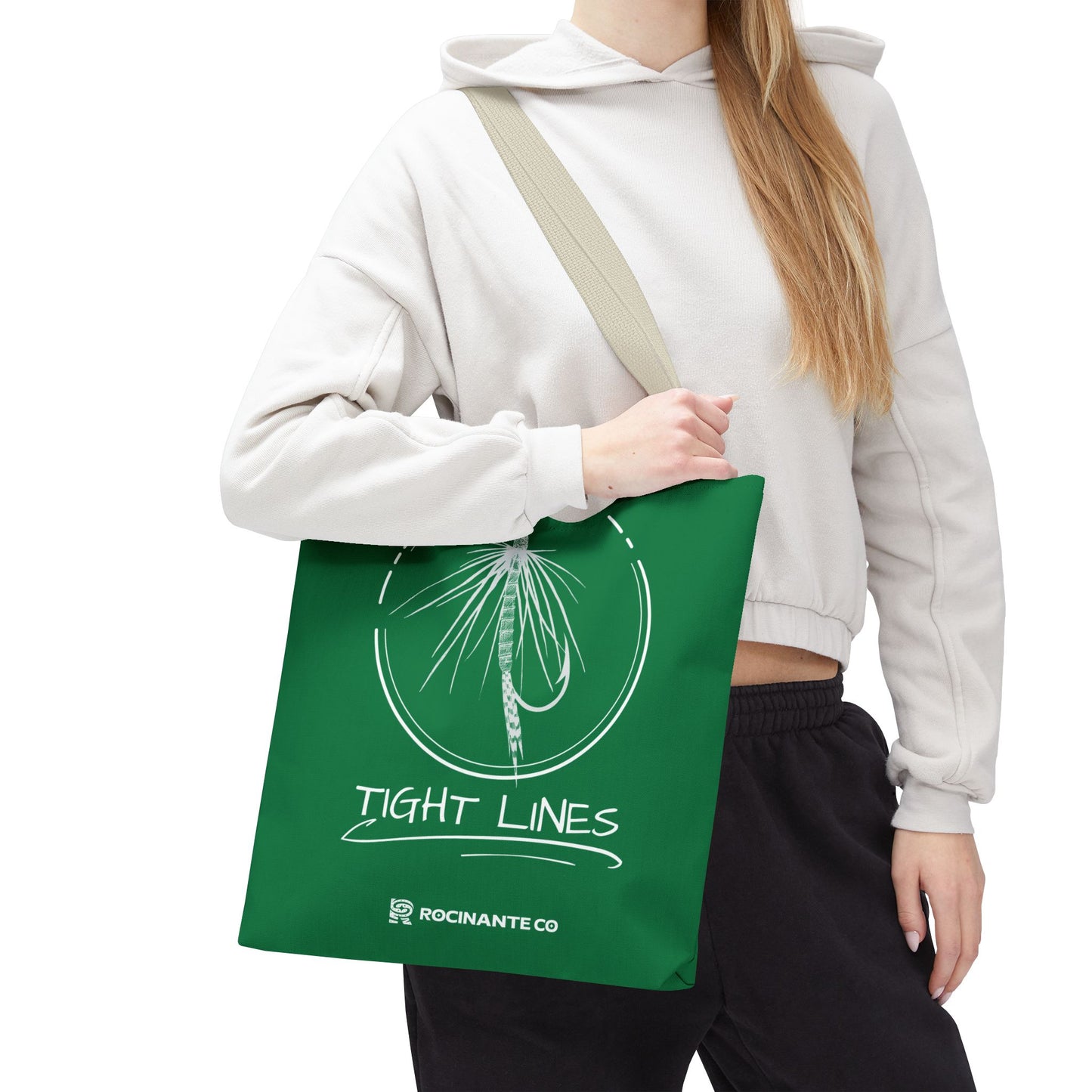 Tight Lines Tote Bag (Green)