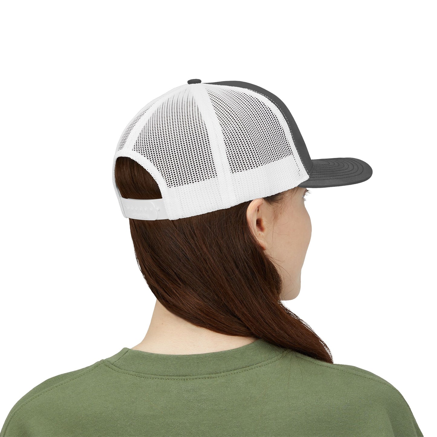 Tight Lines Embroidered Trucker Hat (Light Logo)