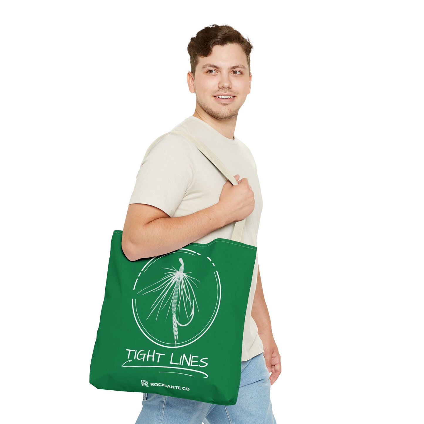 Tight Lines Tote Bag (Green)