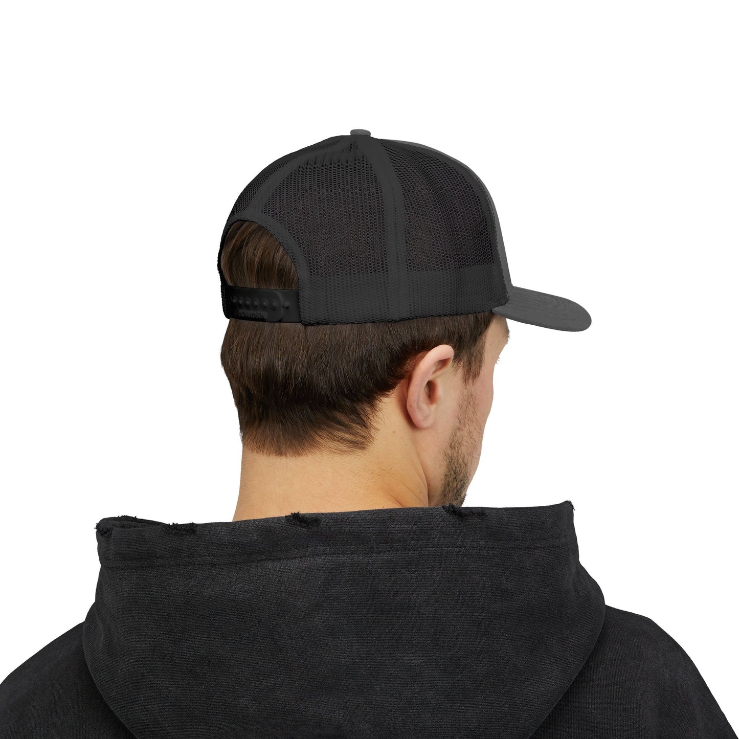 Tight Lines Embroidered Trucker Hat (Light Logo)