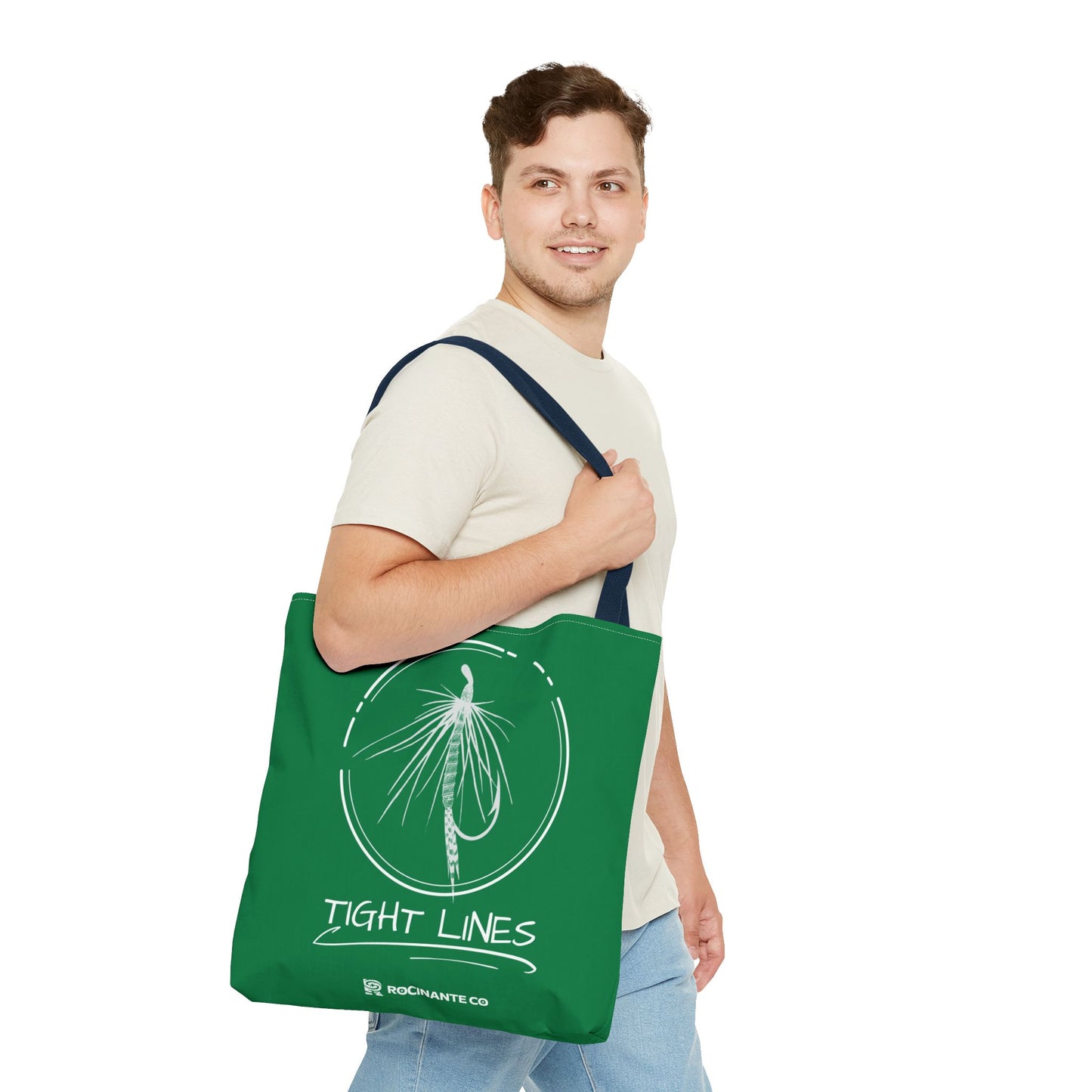 Tight Lines Tote Bag (Green)