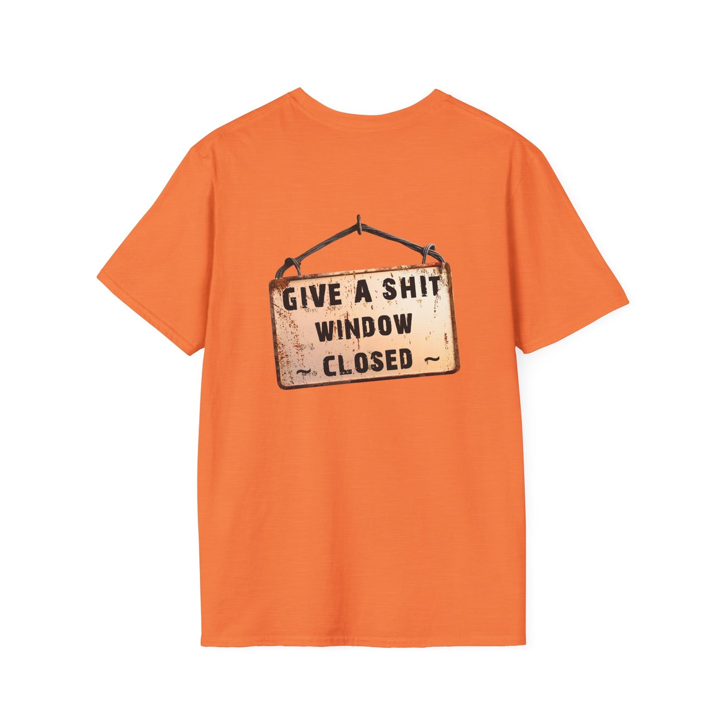 Funny Window Closed Unisex T-Shirt, Casual Wear, Gift for Friends, Humor Tee, Everyday Comfort, Sassy Statement Shirt
