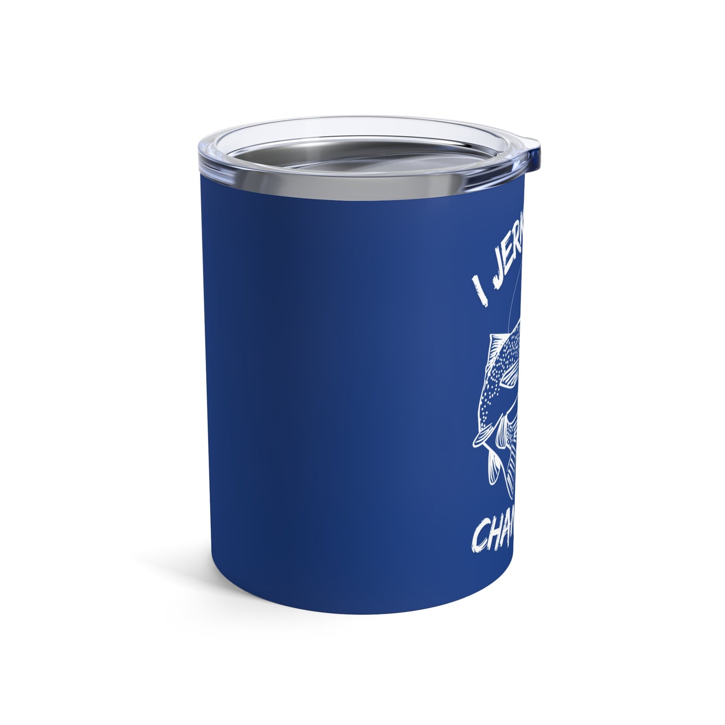 Jerk It 10oz Fishing Tumbler, Funny Gift for Fisherman, Outdoor Enthusiast Mug, Travel Tumbler for Fishing Trips