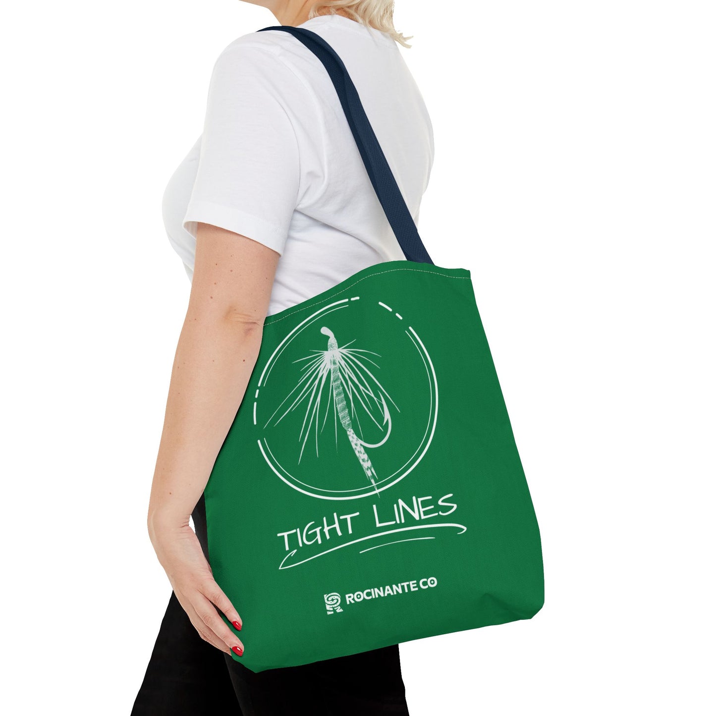 Tight Lines Tote Bag (Green)