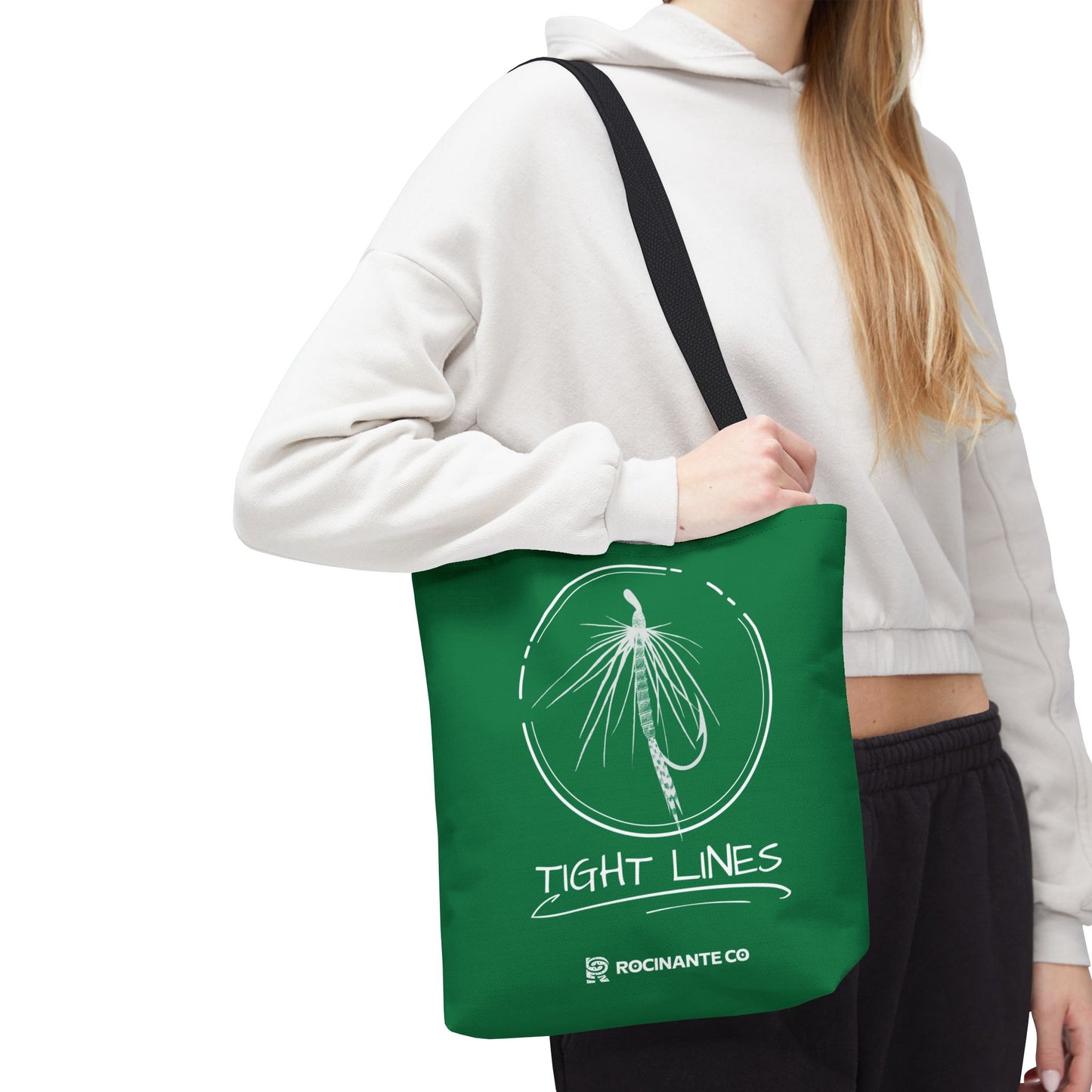 Tight Lines Tote Bag (Green)