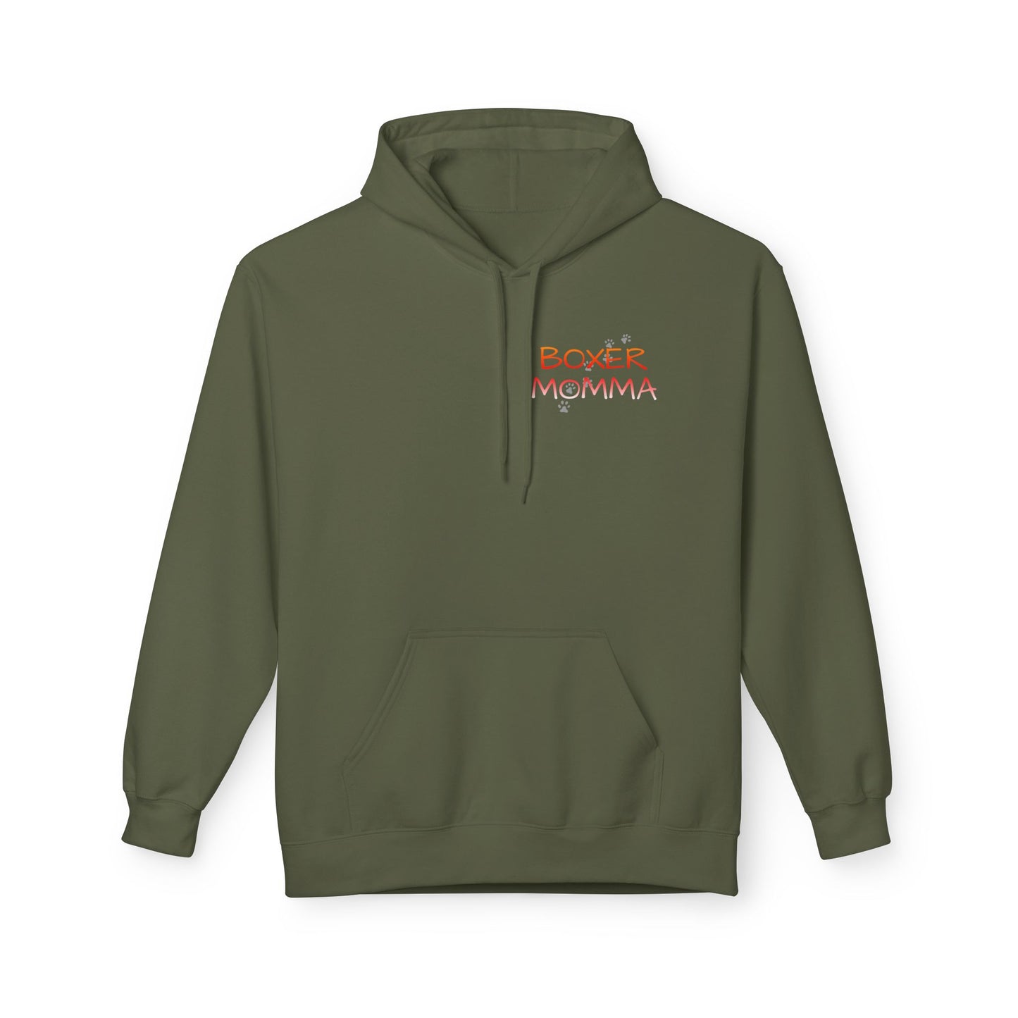 Unisex Boxer Momma Hoodie - Soft, Cozy Dog Lover Sweatshirt, Perfect Gift for Boxer Moms & Pet Lovers, Casual Pullover Top