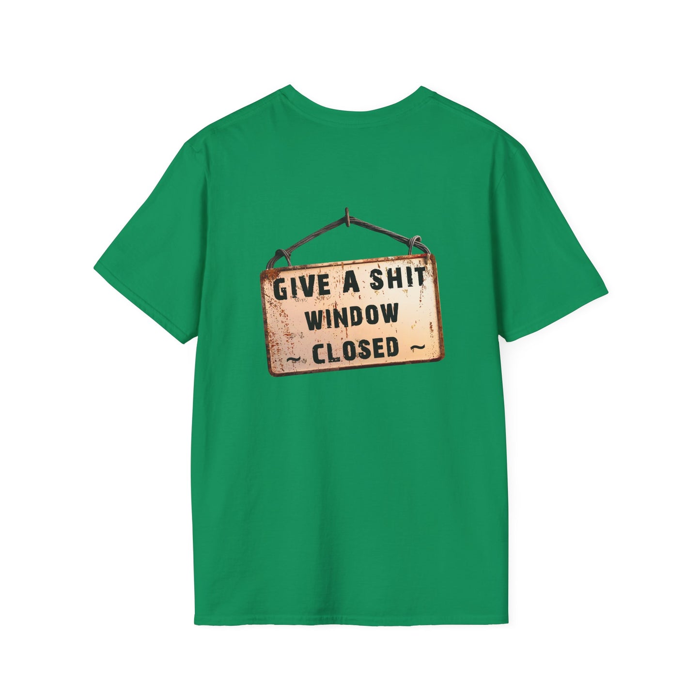 Funny Window Closed Unisex T-Shirt, Casual Wear, Gift for Friends, Humor Tee, Everyday Comfort, Sassy Statement Shirt