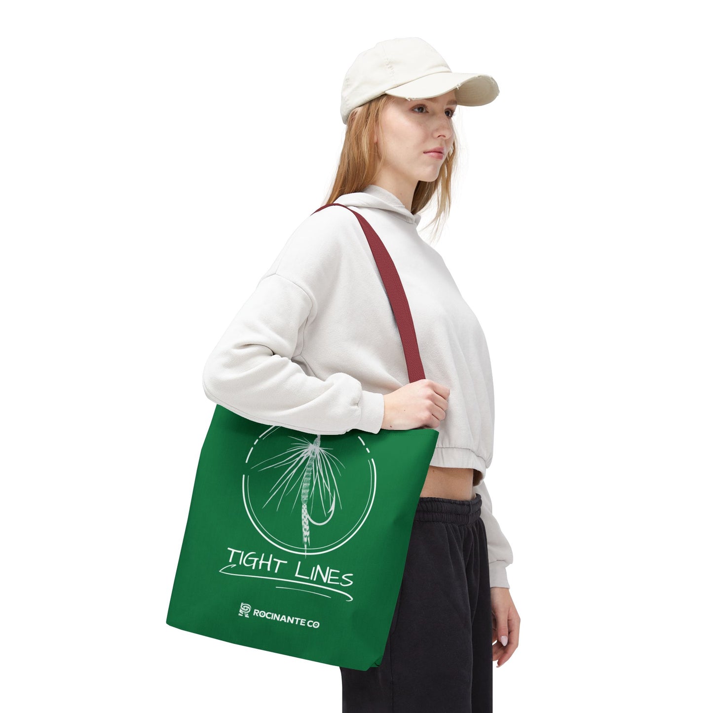 Tight Lines Tote Bag (Green)
