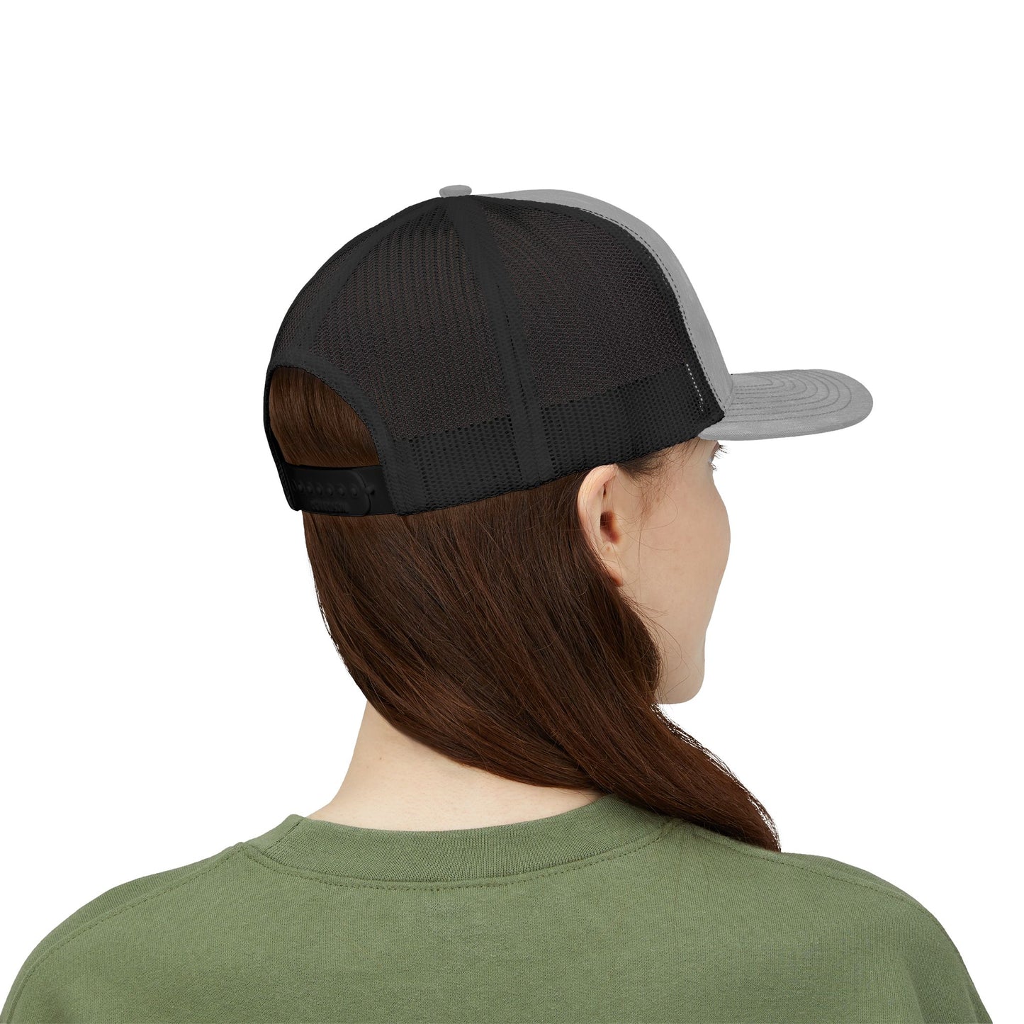 Tight Lines Embroidered Trucker Hat (Dark Logo)