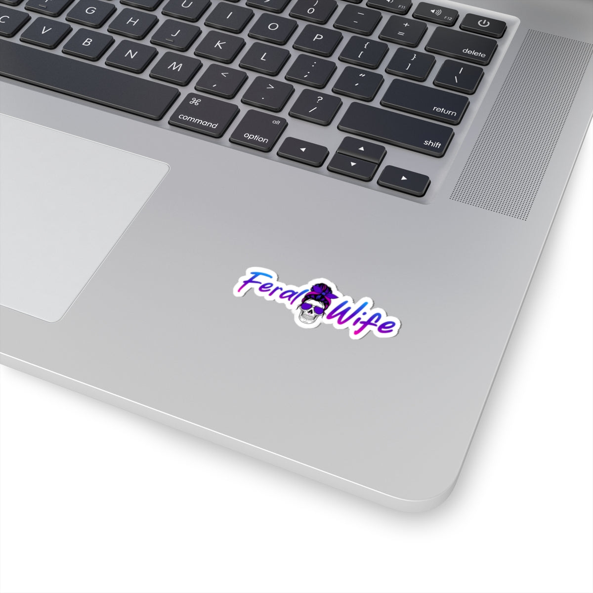 Feral Wife Kiss-Cut Vinyl Stickers, Decals for Laptops, Water Bottles, Notebooks, Durable, Waterproof & Unique Gift Idea