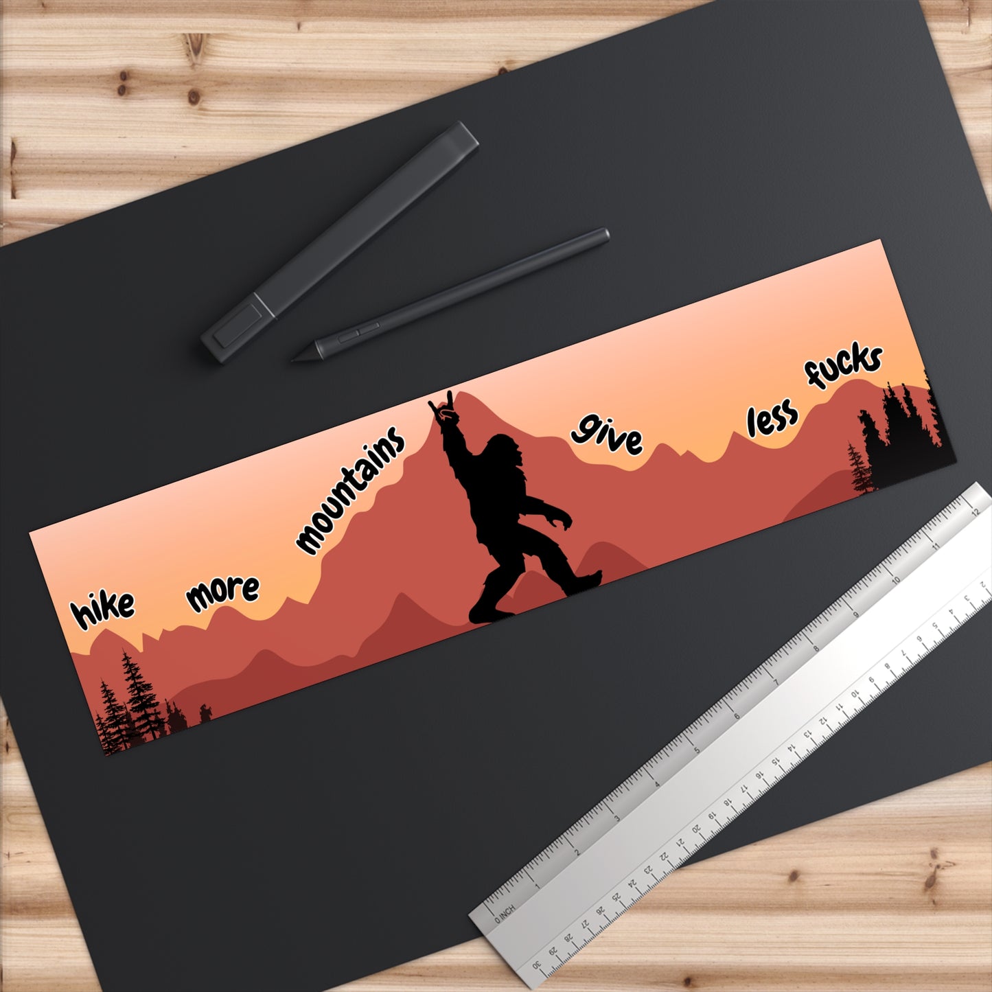 Hike More Mountains Bumper Stickers, for Adventure Seekers, Outdoor Enthusiasts, Funny Car Decals, Wilderness Lover Gifts, Hiking, Camping