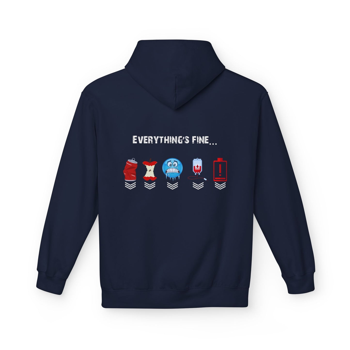 Everything's Fine Gamer Fleece Hoodie