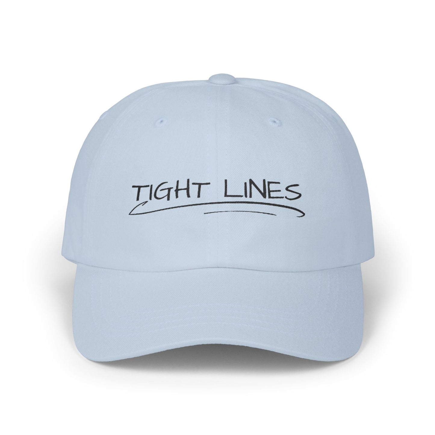Tight Lines Embroidered Hat (Dark Logo)