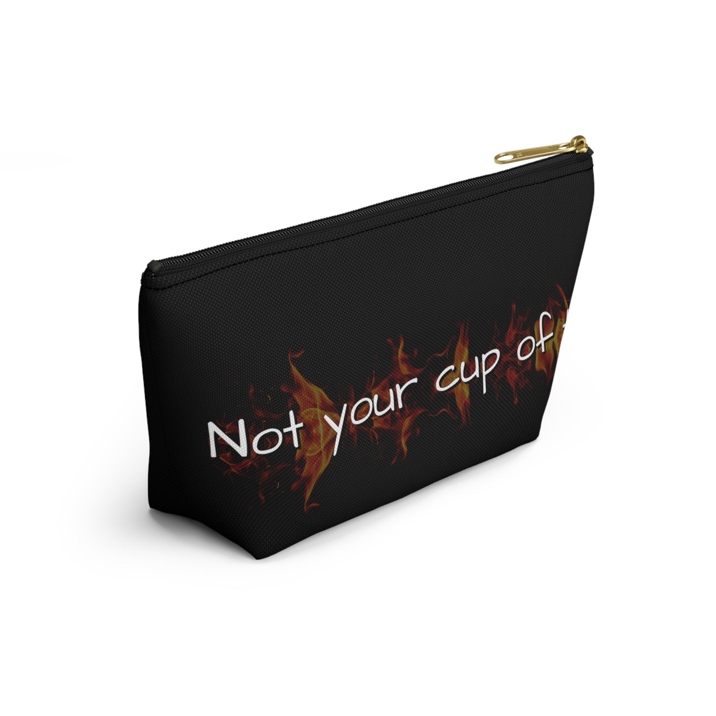 Be Gasoline Motivational Accessory Pouch, Bold Gift Bag, Makeup/Toiletries, Travel Essentials, All Over Print, Funny Motivation, Bags, Totes
