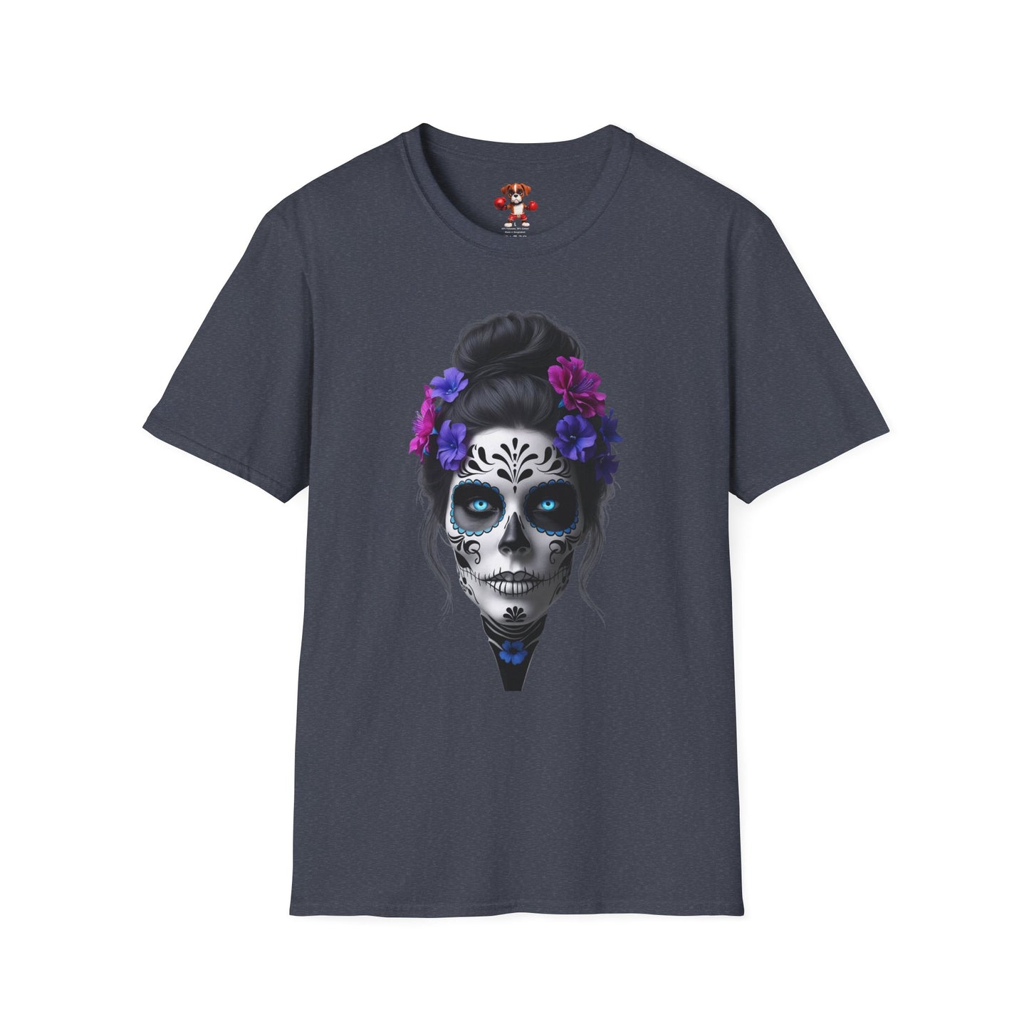 Day of the Dead T-Shirt, Skull Graphic Tee, Unisex Casual Shirt, Halloween Apparel, Festival Clothing, Gift for Her