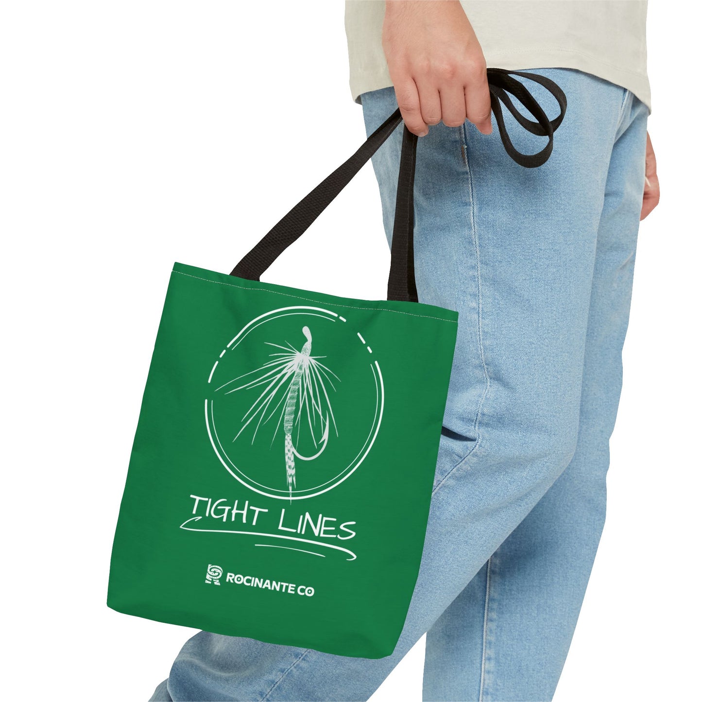 Tight Lines Tote Bag (Green)