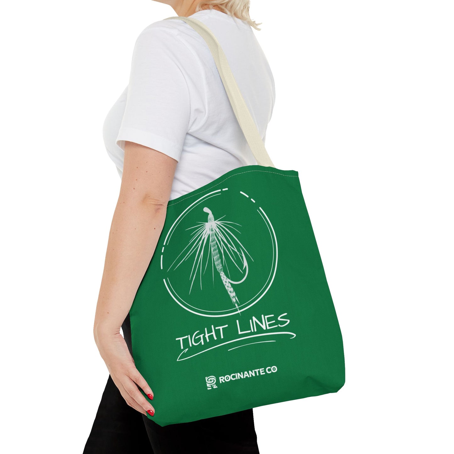 Tight Lines Tote Bag (Green)