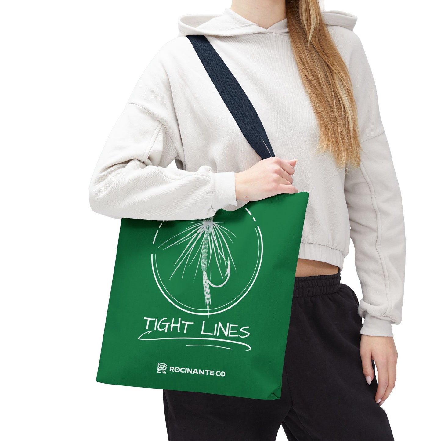 Tight Lines Tote Bag (Green)