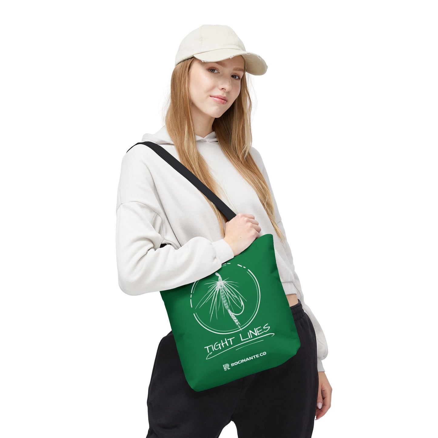 Tight Lines Tote Bag (Green)