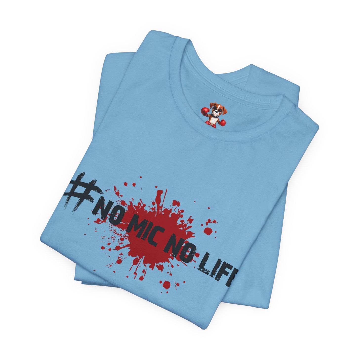 #No Mic No Life Unisex Tee, Fans of Zombie Culture, Graphic Tee for Casual Wear, Gamer Essentials, Zombie Apocalypse Survival Gear