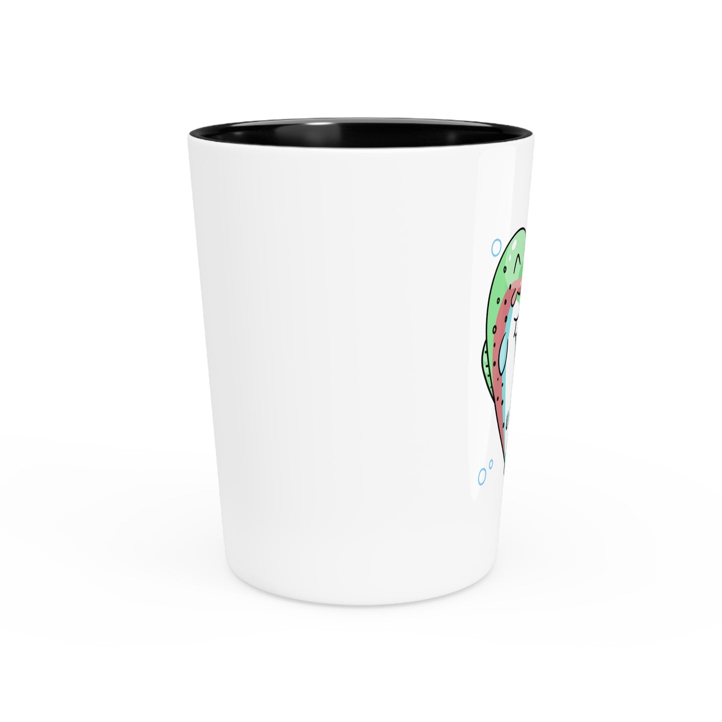 Trout Heart Shot Glass 1.9oz - Unique Fish Themed Barware Gift, Handcrafted Glass Shooter, Perfect for Anglers & Outdoor Lovers