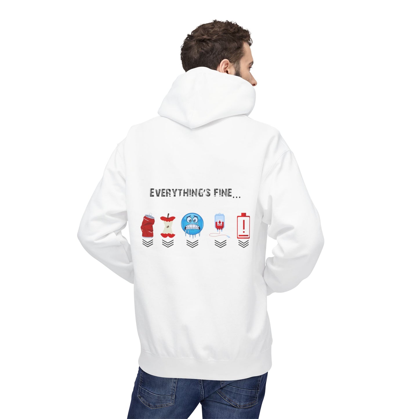 Everything's Fine Gamer Fleece Hoodie