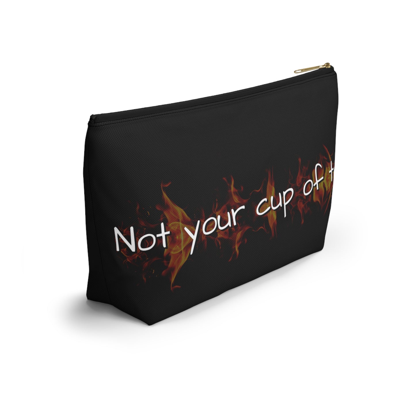 Be Gasoline Motivational Accessory Pouch, Bold Gift Bag, Makeup/Toiletries, Travel Essentials, All Over Print, Funny Motivation, Bags, Totes
