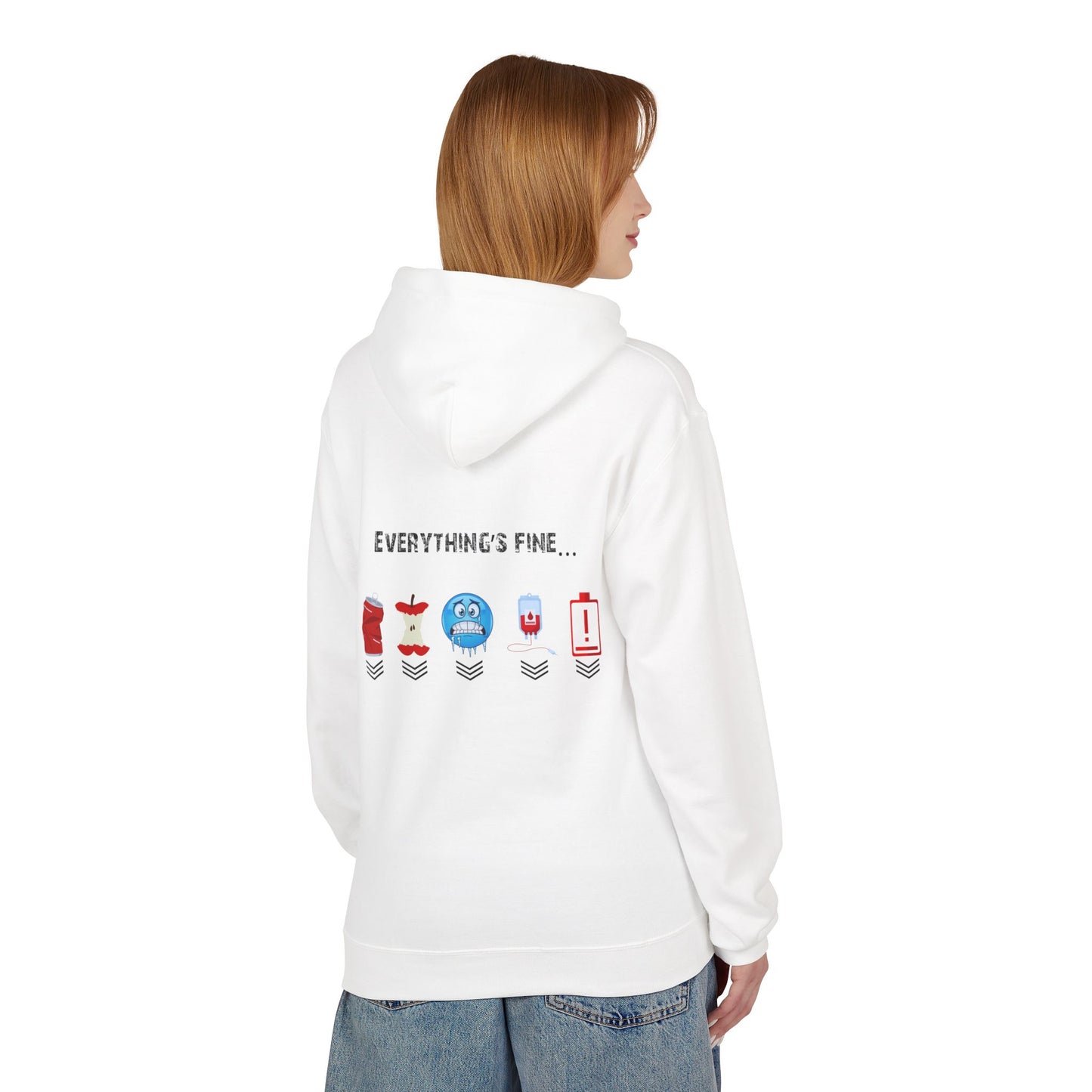 Everything's Fine Gamer Fleece Hoodie
