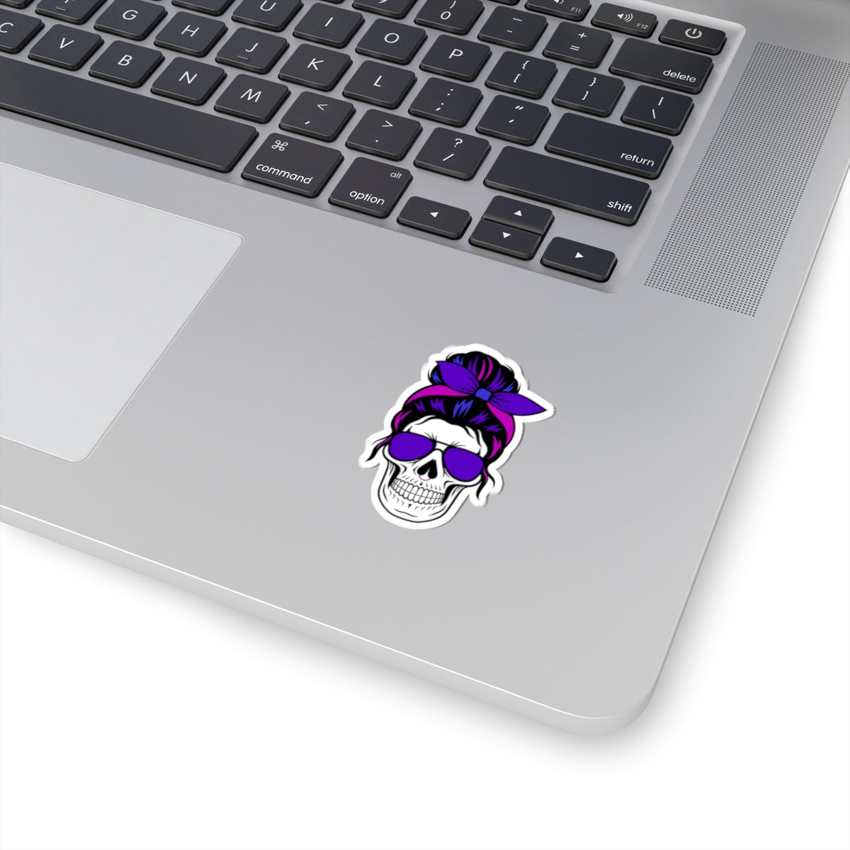 Feral Skull Sticker - Decal for Laptop, Water Bottle, Skateboard, Skull Art, Durable Waterproof Vinyl