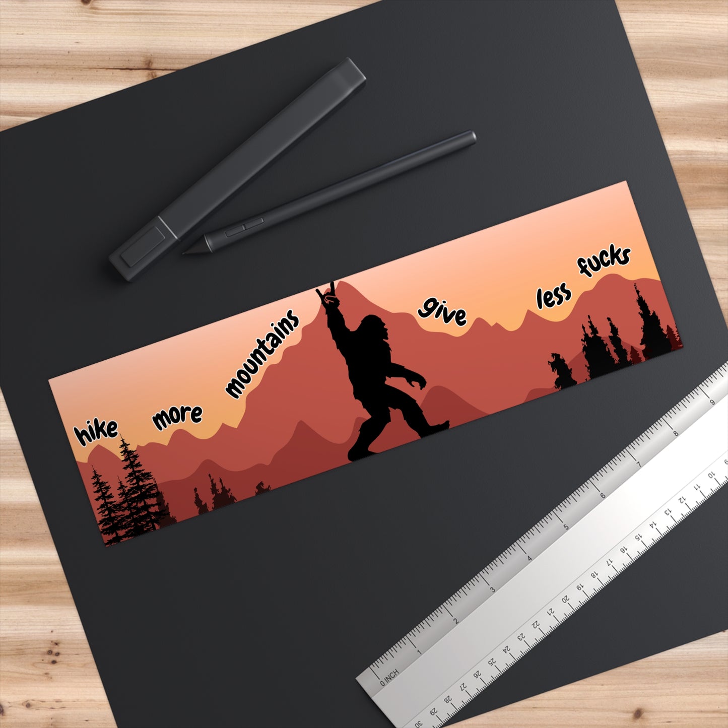 Hike More Mountains Bumper Stickers, for Adventure Seekers, Outdoor Enthusiasts, Funny Car Decals, Wilderness Lover Gifts, Hiking, Camping