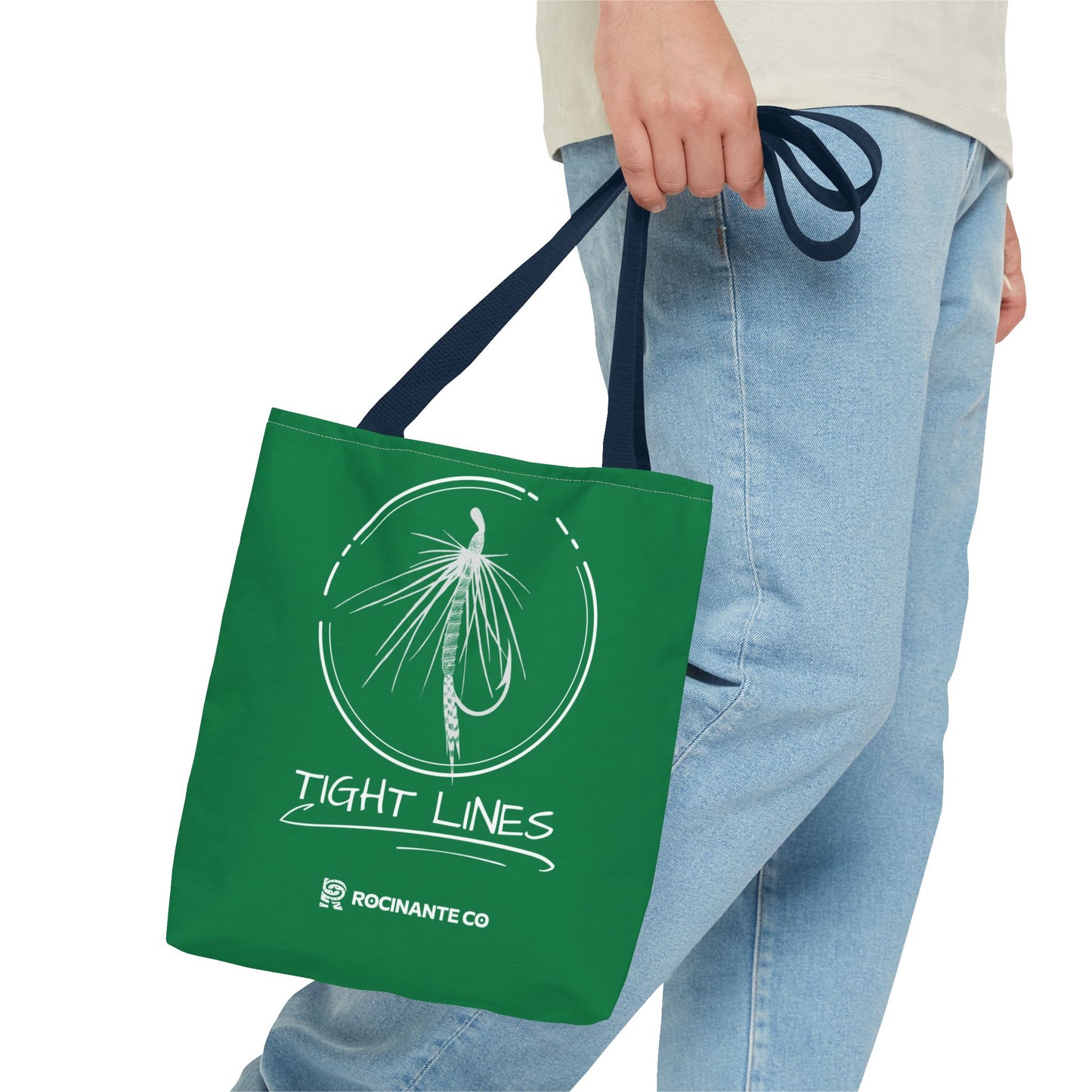 Tight Lines Tote Bag (Green)