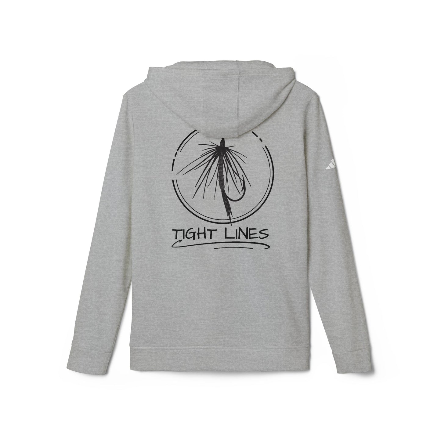 Tight Lights Adidas Fleece Hoodie - Perfect for Beach Days, Outdoors, and Casual Outings | Unisex, Beachwear