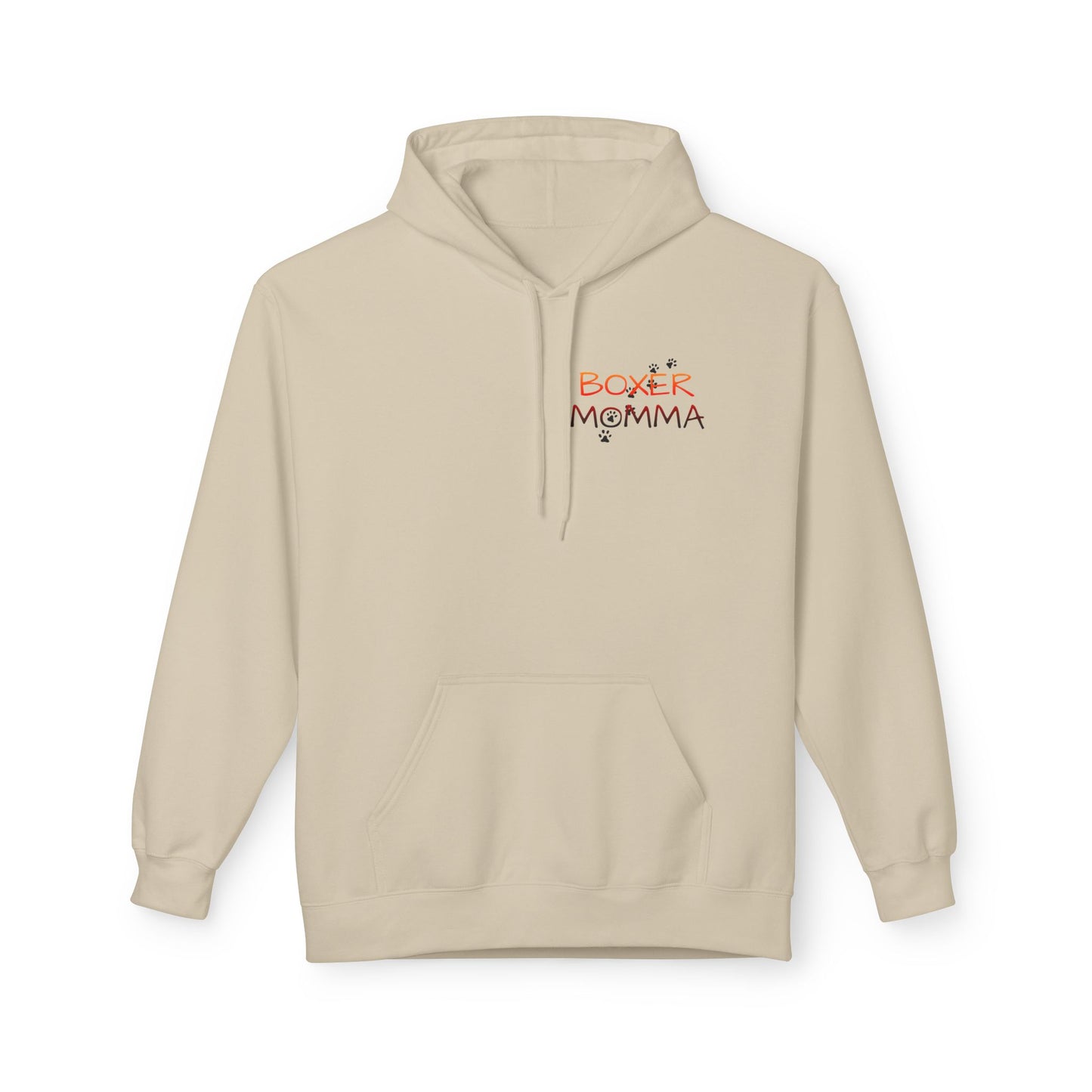 Unisex Boxer Momma Hoodie - Soft, Cozy Dog Lover Sweatshirt, Perfect Gift for Boxer Moms & Pet Lovers, Casual Pullover Top
