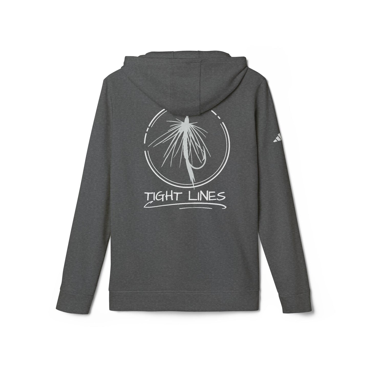 Tight Lights Adidas Fleece Hoodie - Perfect for Beach Days, Outdoors, and Casual Outings | Unisex, Beachwear