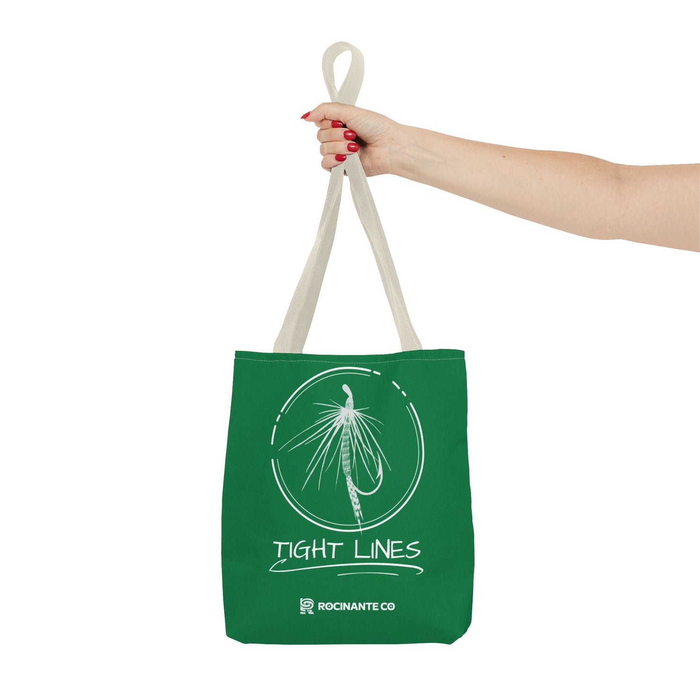 Tight Lines Tote Bag (Green)
