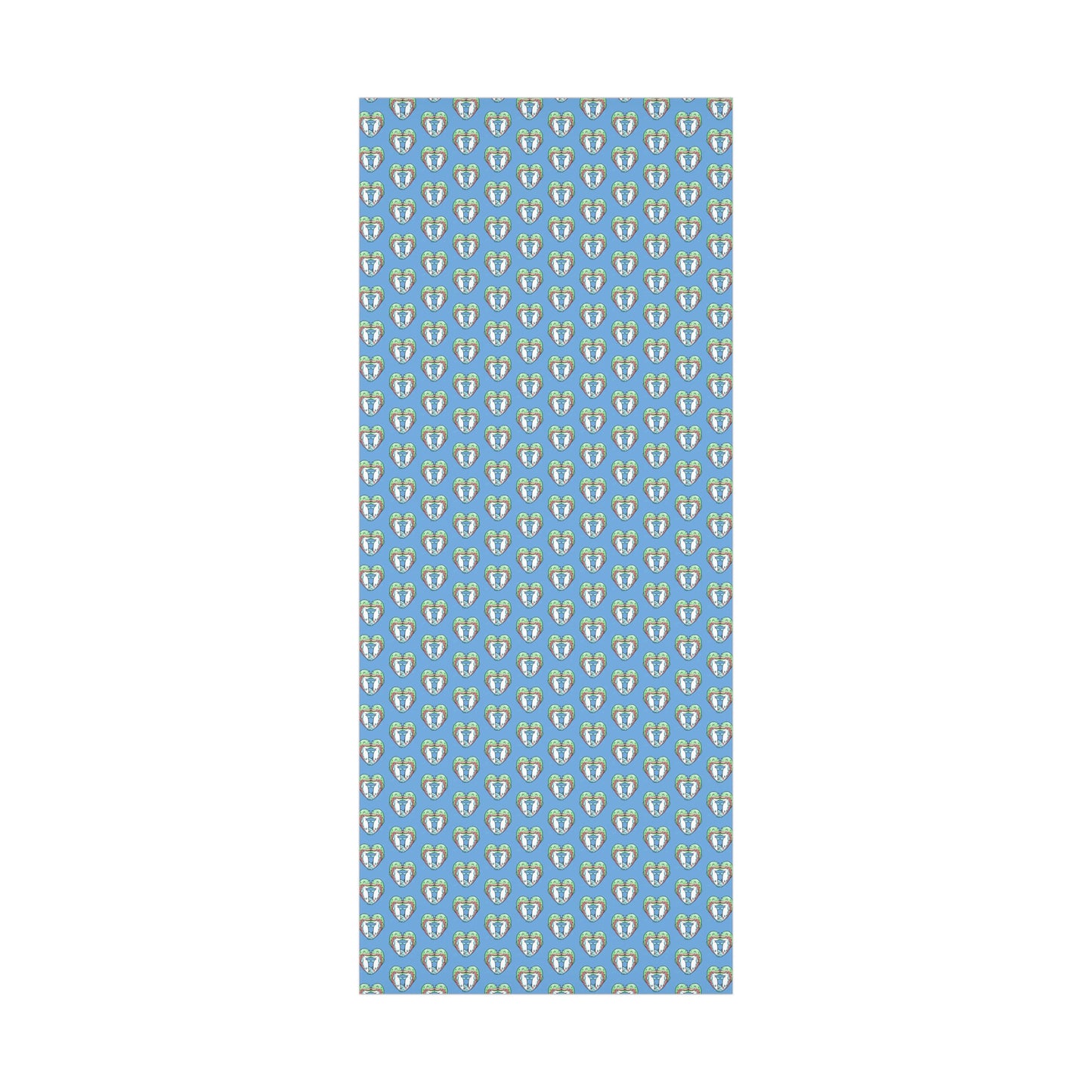 Trout Heart Gift Wrap Paper - Fun & Festive Wrapping for Birthdays, Holidays, Showers, and Every Occasion, Cute Patterns, Eco-Friendly