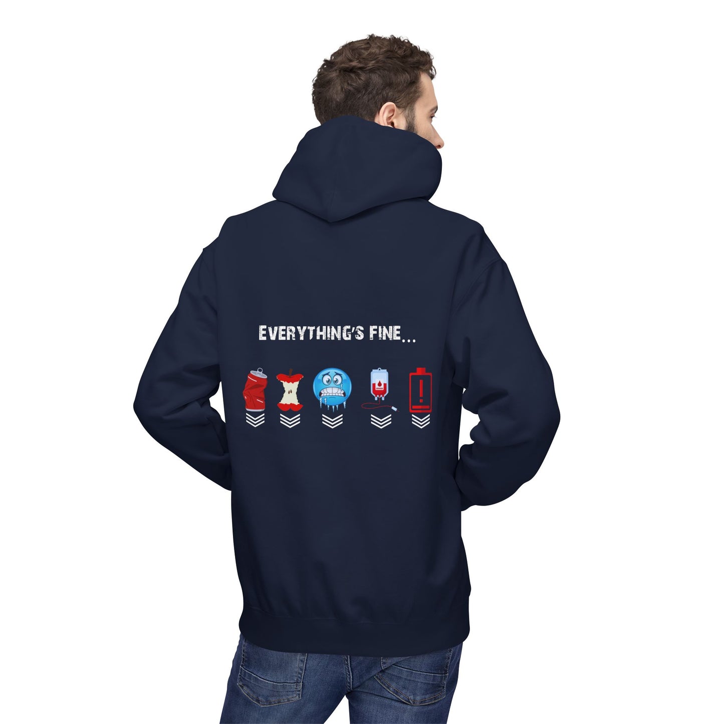 Everything's Fine Gamer Fleece Hoodie