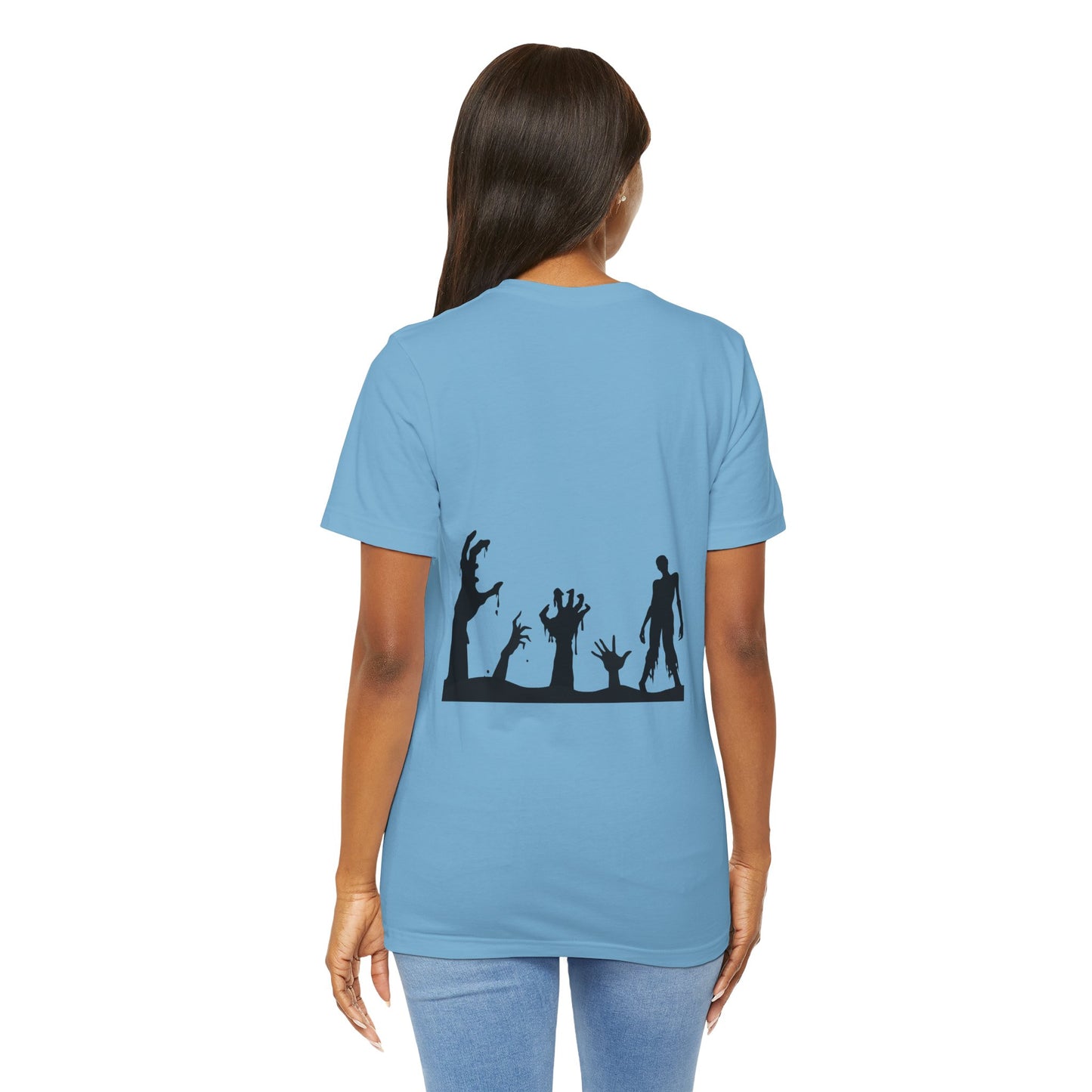 #No Mic No Life Unisex Tee, Fans of Zombie Culture, Graphic Tee for Casual Wear, Gamer Essentials, Zombie Apocalypse Survival Gear