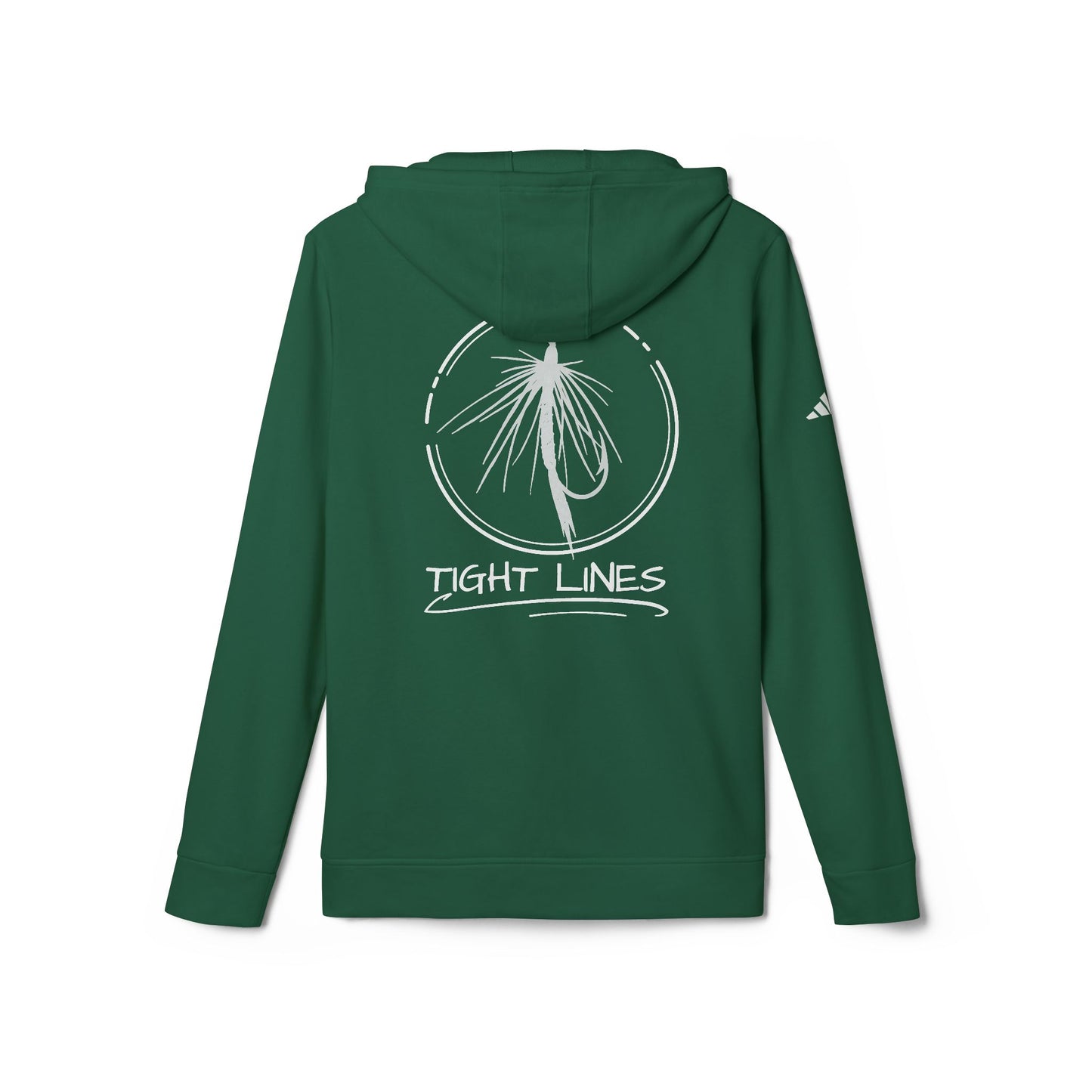 Tight Lights Adidas Fleece Hoodie - Perfect for Beach Days, Outdoors, and Casual Outings | Unisex, Beachwear