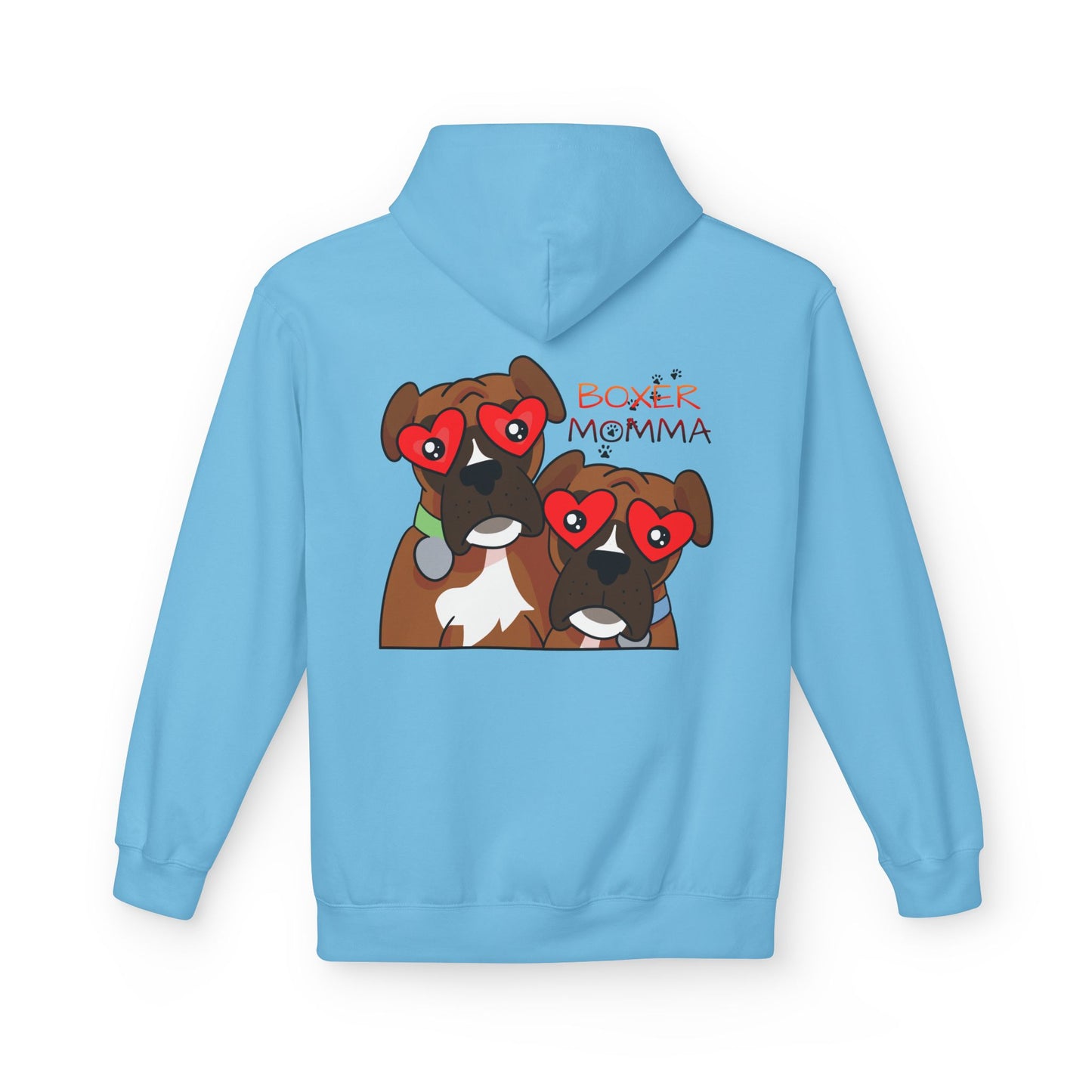 Unisex Boxer Momma Hoodie - Soft, Cozy Dog Lover Sweatshirt, Perfect Gift for Boxer Moms & Pet Lovers, Casual Pullover Top