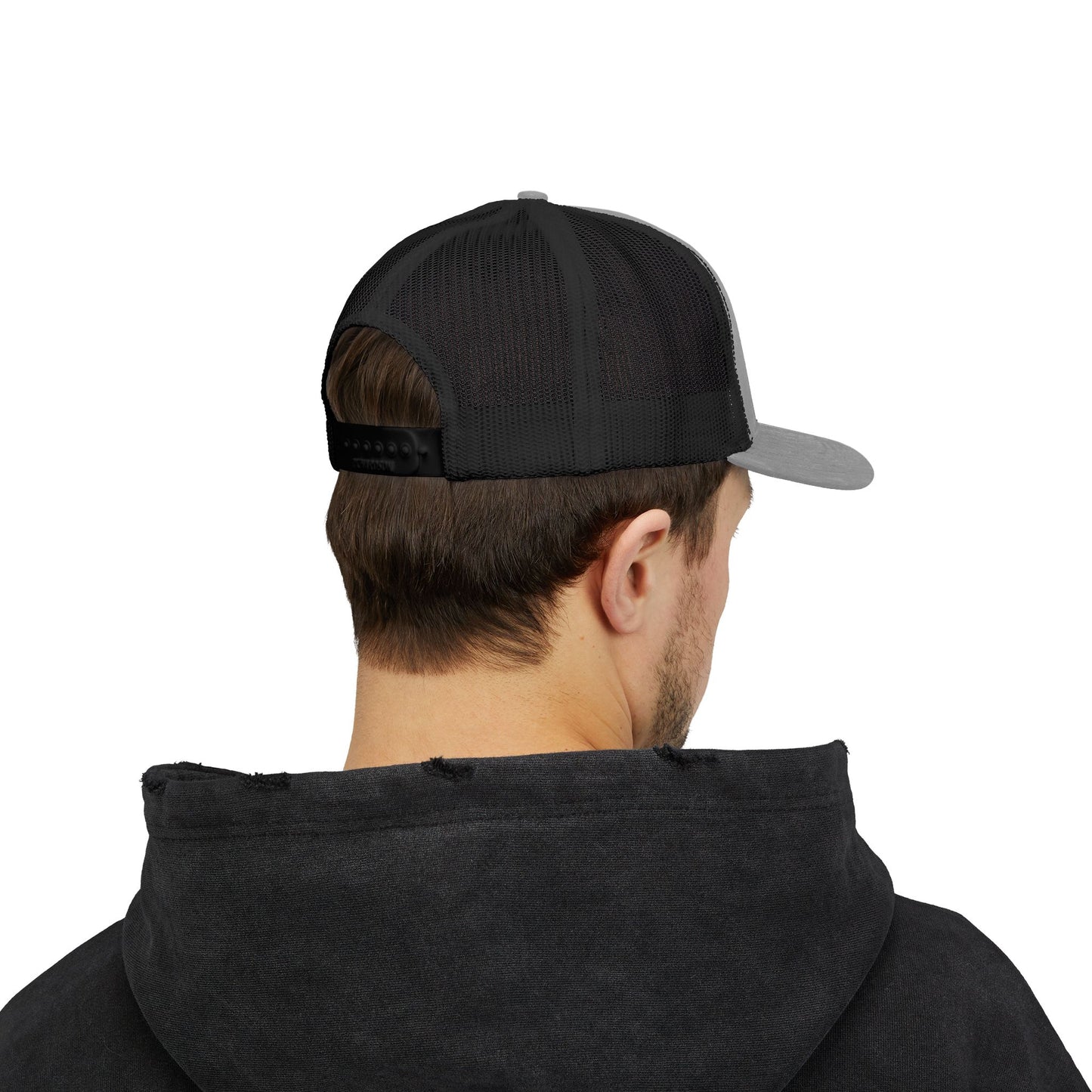 Tight Lines Embroidered Trucker Hat (Dark Logo)